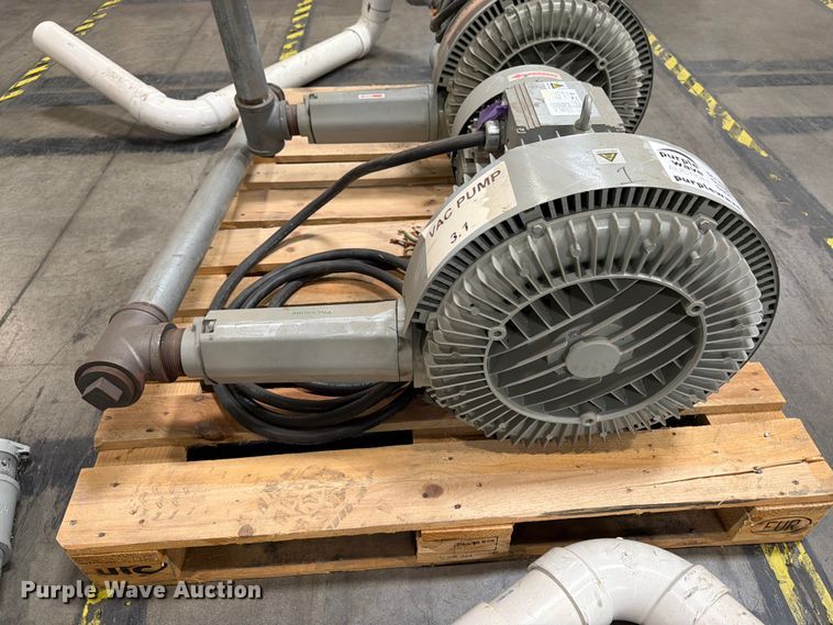 image for item FK3077 (2) Republic Blower System HRB1102 vacuum pumps