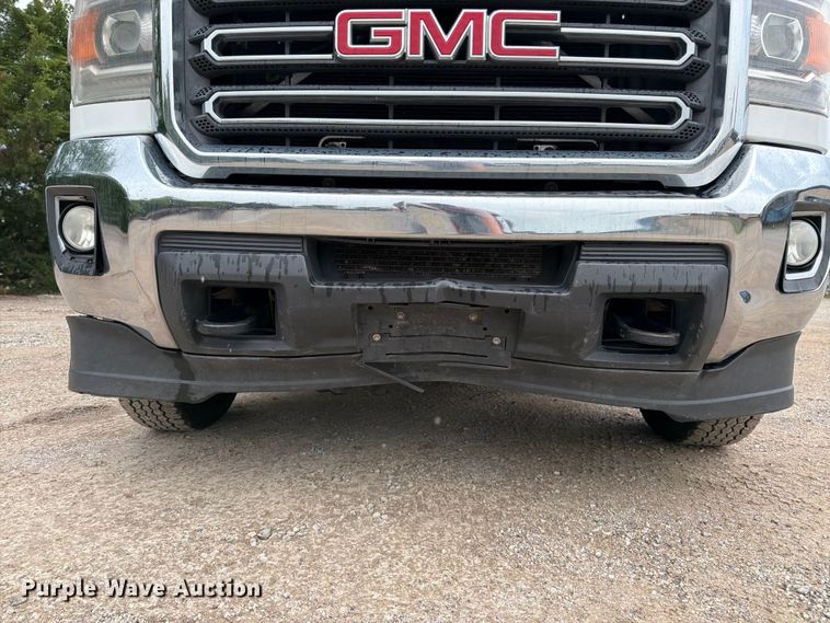 image for item FK3096 2017 GMC Sierra 3500HD Ext. Cab flatbed pickup truck