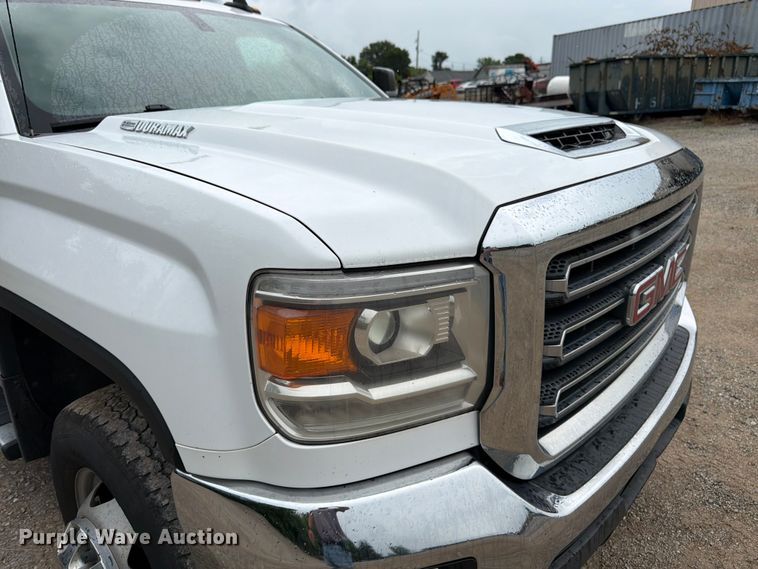 image for item FK3096 2017 GMC Sierra 3500HD Ext. Cab flatbed pickup truck