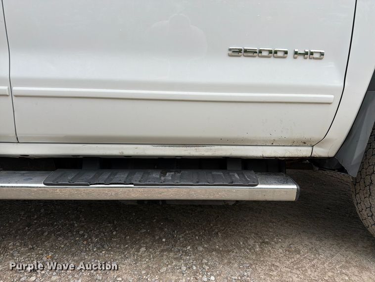 image for item FK3096 2017 GMC Sierra 3500HD Ext. Cab flatbed pickup truck
