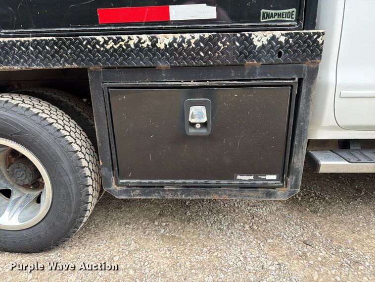 image for item FK3096 2017 GMC Sierra 3500HD Ext. Cab flatbed pickup truck