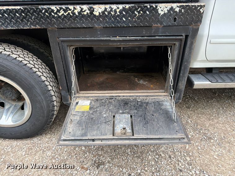 image for item FK3096 2017 GMC Sierra 3500HD Ext. Cab flatbed pickup truck
