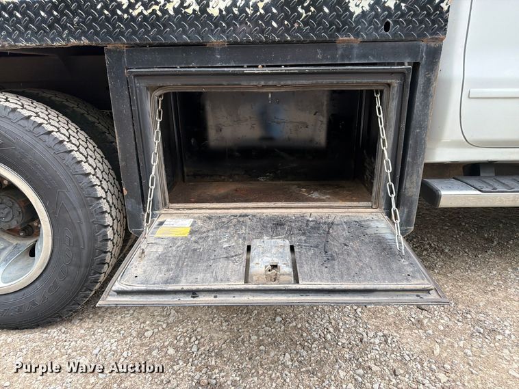image for item FK3096 2017 GMC Sierra 3500HD Ext. Cab flatbed pickup truck