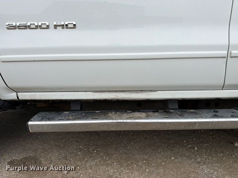 image for item FK3096 2017 GMC Sierra 3500HD Ext. Cab flatbed pickup truck