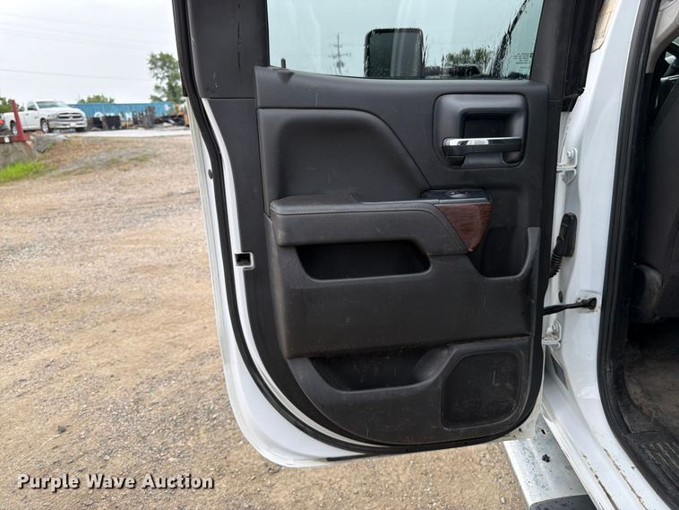 image for item FK3096 2017 GMC Sierra 3500HD Ext. Cab flatbed pickup truck