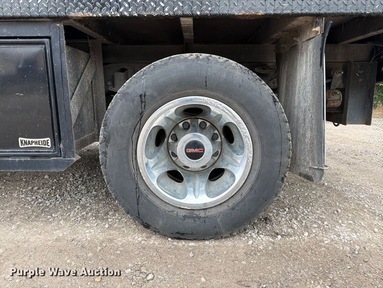 image for item FK3096 2017 GMC Sierra 3500HD Ext. Cab flatbed pickup truck