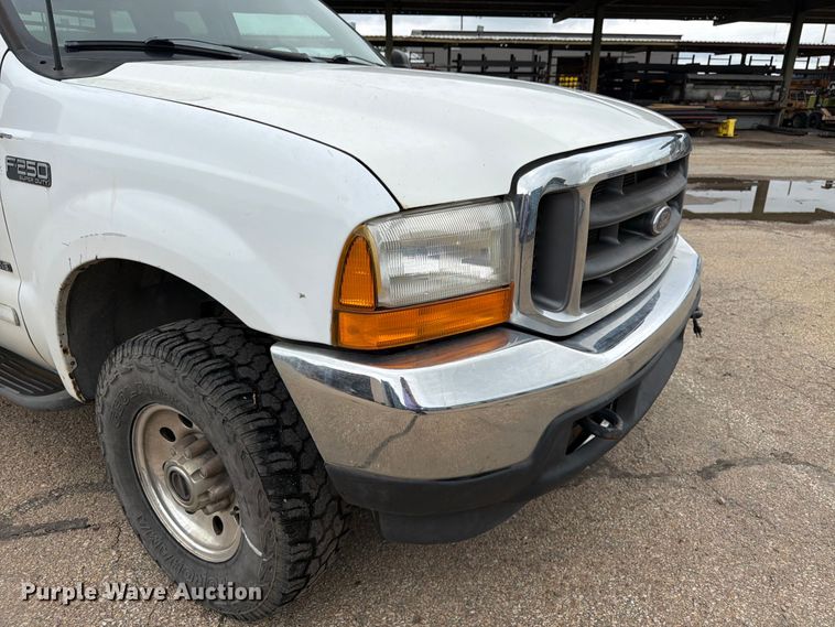 image for item FK3101 2001 Ford F250 Super Duty XL Ext. Cab utility bed pickup truck