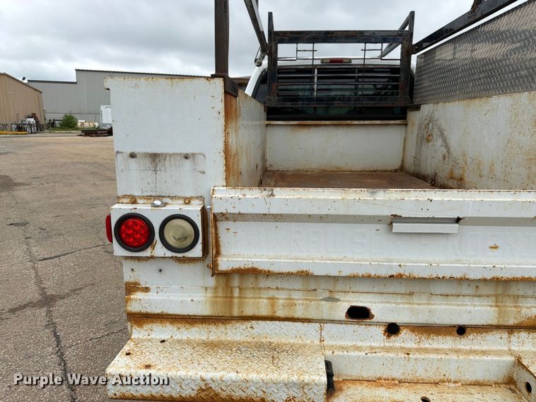 image for item FK3101 2001 Ford F250 Super Duty XL Ext. Cab utility bed pickup truck