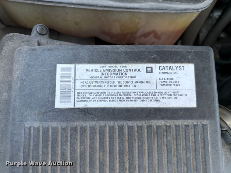 image for item FK4536 2007 Chevrolet Silverado 1500 Ext. Cab pickup truck
