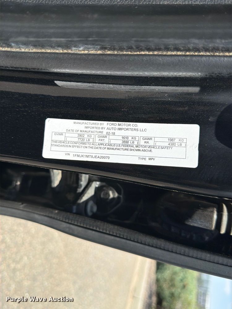 image for item FM7554 2018 Ford Expedition SUV
