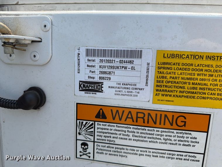 image for item FM7557 2012 Ford E350 Super Duty utility van