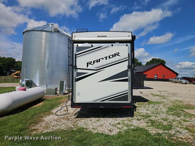 image for item FN5717 2021 Keystone Raptor 429 toy hauler camper
