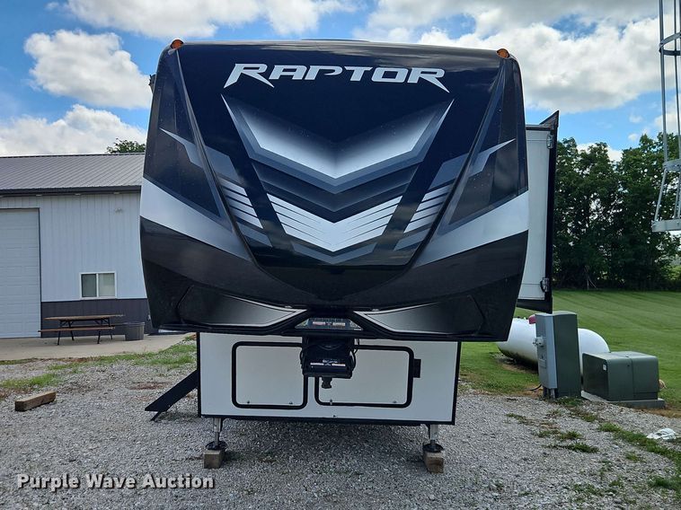 image for item FN5717 2021 Keystone Raptor 429 toy hauler camper