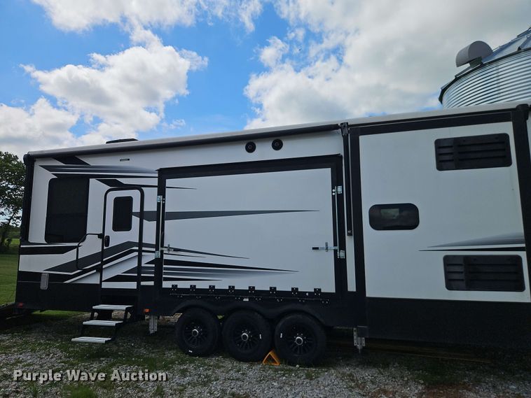 image for item FN5717 2021 Keystone Raptor 429 toy hauler camper