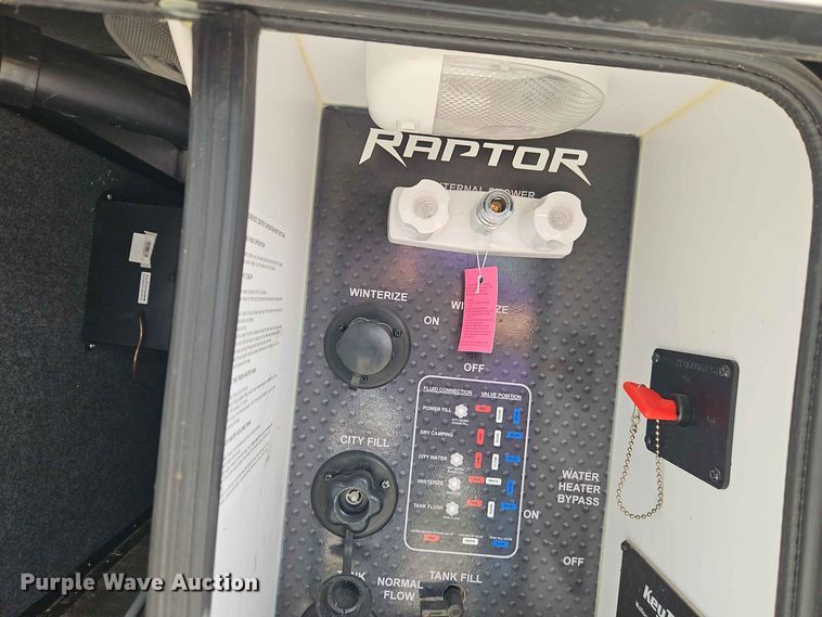 image for item FN5717 2021 Keystone Raptor 429 toy hauler camper