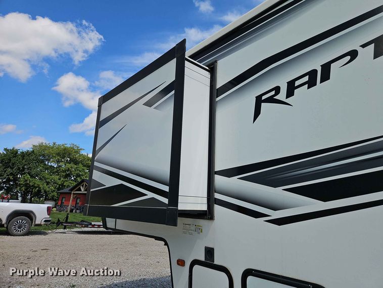 image for item FN5717 2021 Keystone Raptor 429 toy hauler camper