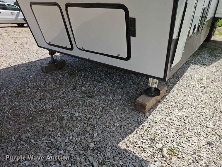 image for item FN5717 2021 Keystone Raptor 429 toy hauler camper