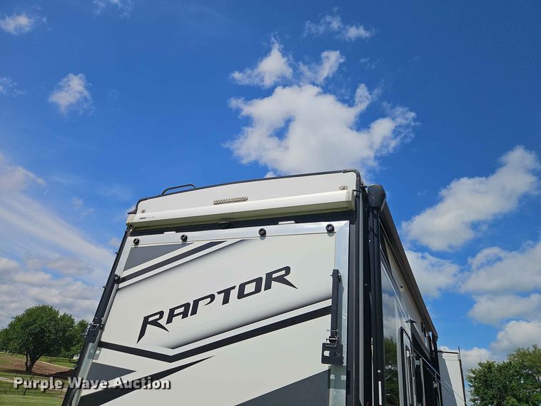 image for item FN5717 2021 Keystone Raptor 429 toy hauler camper