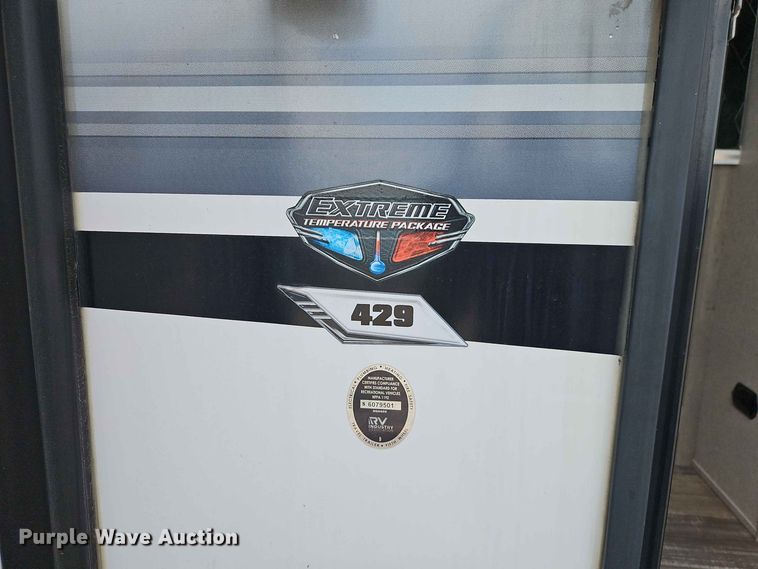 image for item FN5717 2021 Keystone Raptor 429 toy hauler camper
