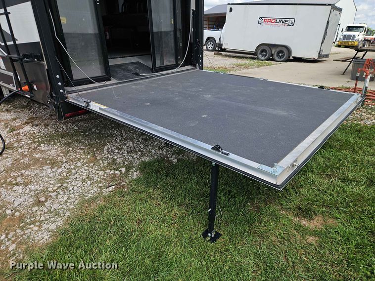 image for item FN5717 2021 Keystone Raptor 429 toy hauler camper