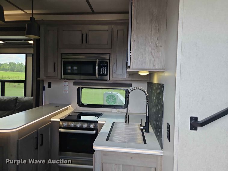 image for item FN5717 2021 Keystone Raptor 429 toy hauler camper