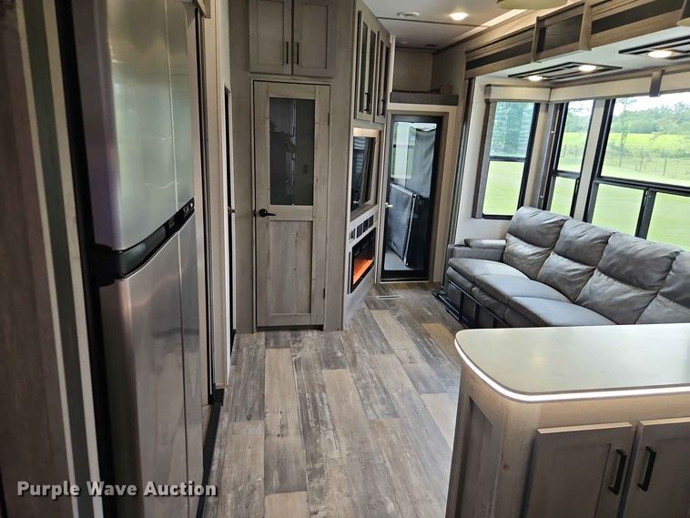 image for item FN5717 2021 Keystone Raptor 429 toy hauler camper
