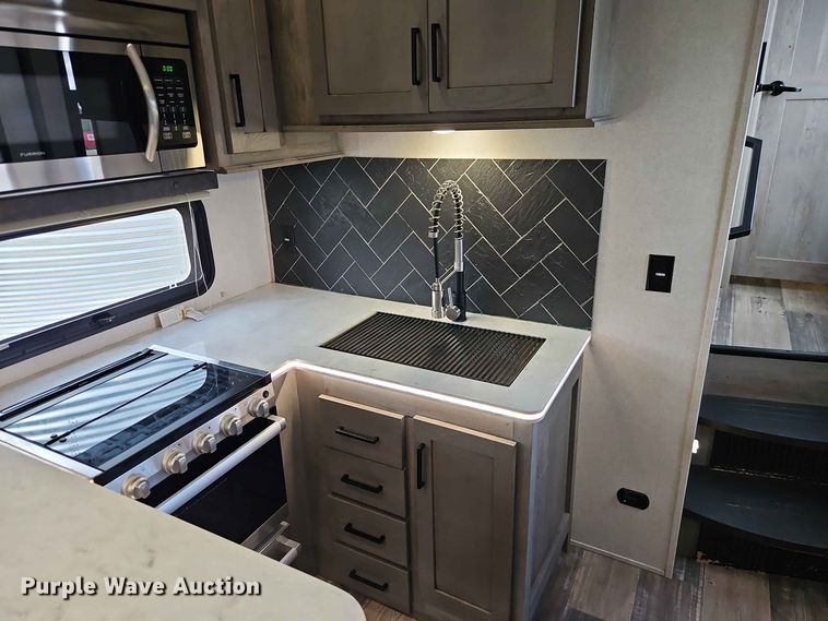 image for item FN5717 2021 Keystone Raptor 429 toy hauler camper