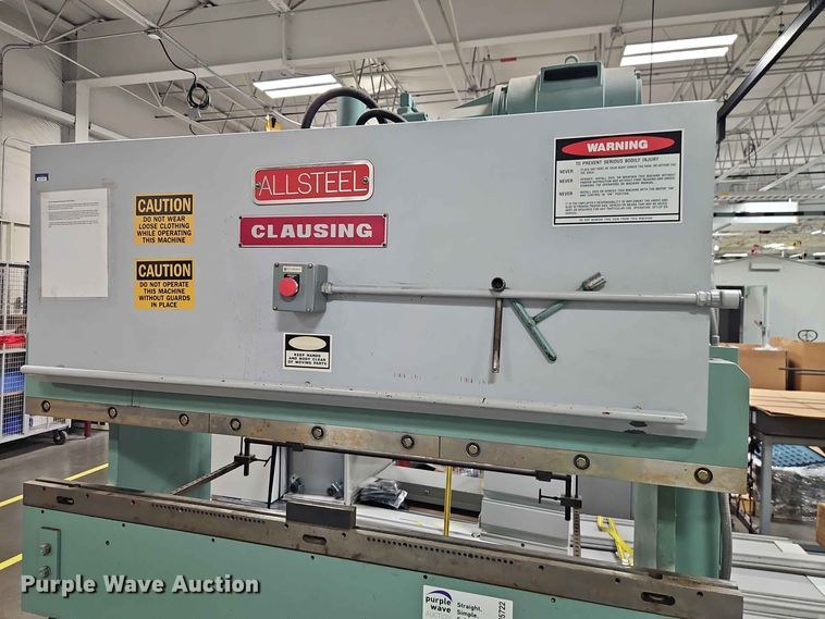 image for item FN5722 Allsteel 33-6 metal press brake