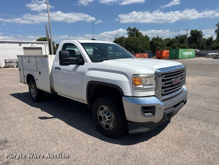image for item NJ9066 2016 GMC Sierra 2500HD utility bed pickup truck