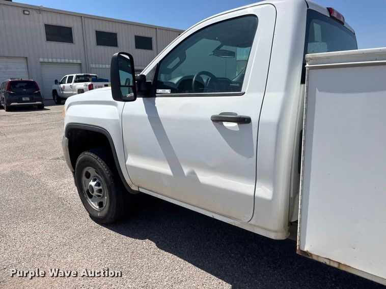 image for item NJ9066 2016 GMC Sierra 2500HD utility bed pickup truck