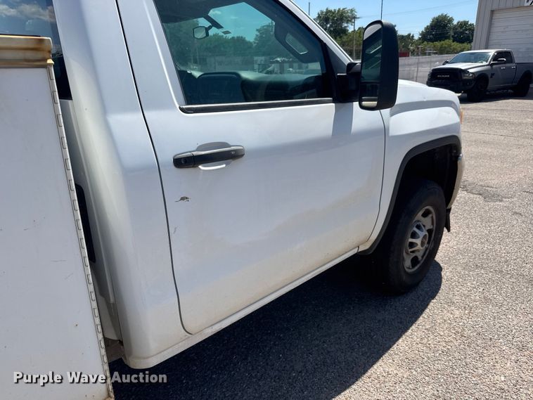image for item NJ9066 2016 GMC Sierra 2500HD utility bed pickup truck