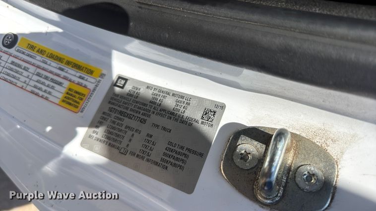 image for item NJ9066 2016 GMC Sierra 2500HD utility bed pickup truck