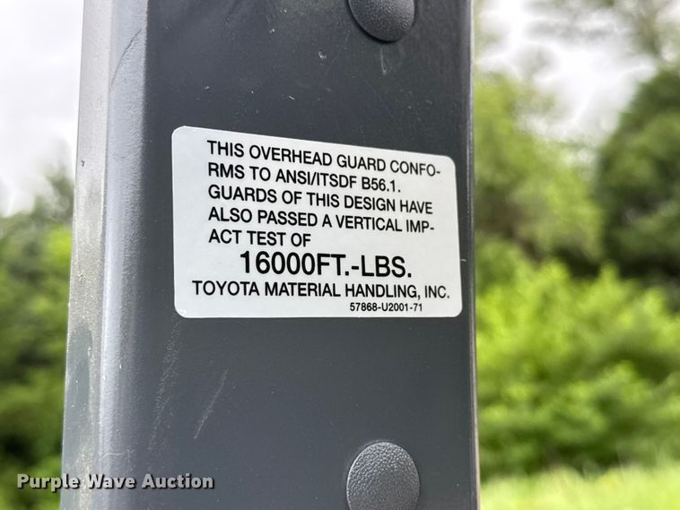 image for item NJ9170 Toyota 8FGCSU20 forklift