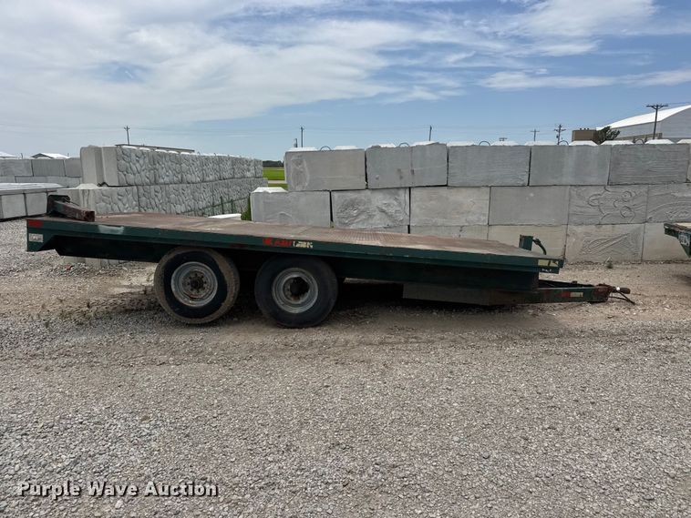 image for item NJ9180 1994 Shop built  flatbed trailer