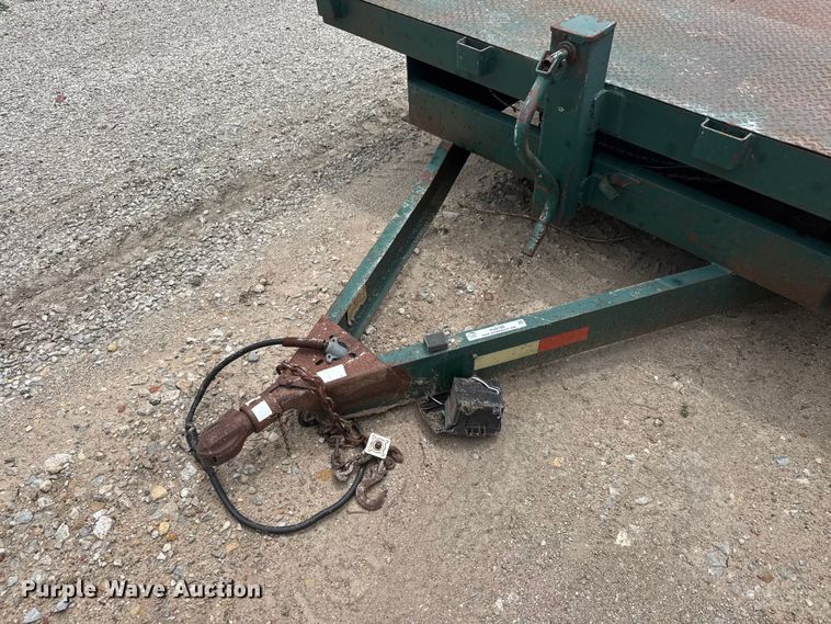 image for item NJ9180 1994 Shop built  flatbed trailer