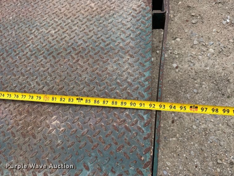 image for item NJ9180 1994 Shop built  flatbed trailer