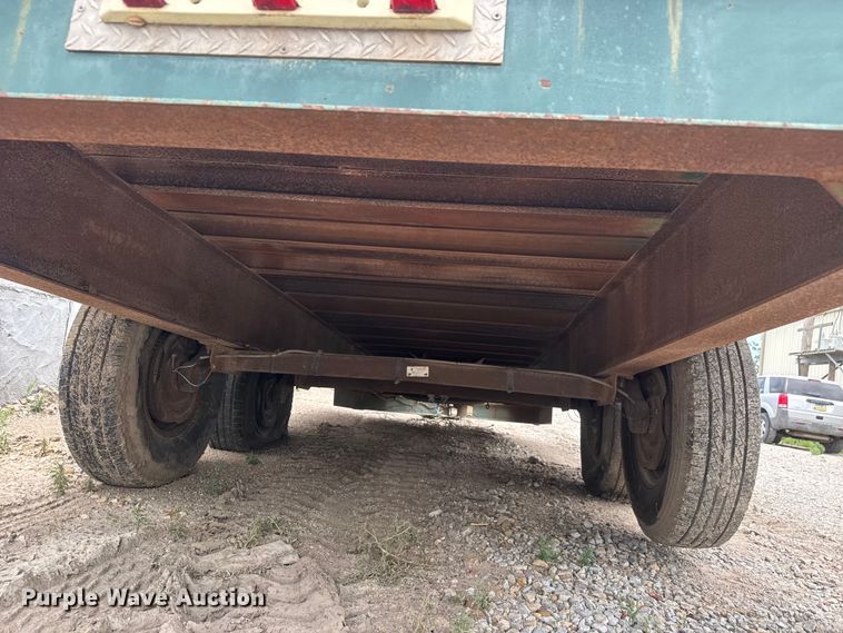 image for item NJ9180 1994 Shop built  flatbed trailer