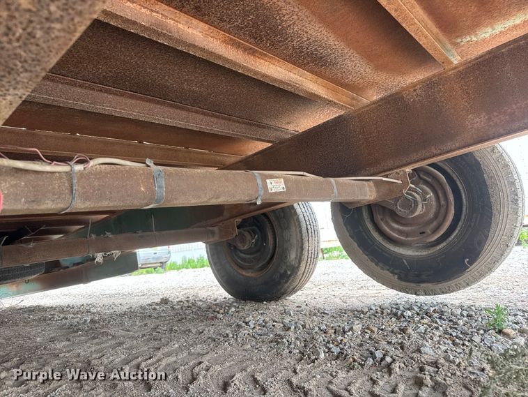 image for item NJ9180 1994 Shop built  flatbed trailer