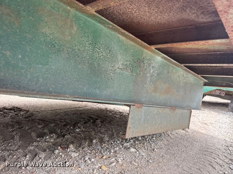 image for item NJ9180 1994 Shop built  flatbed trailer