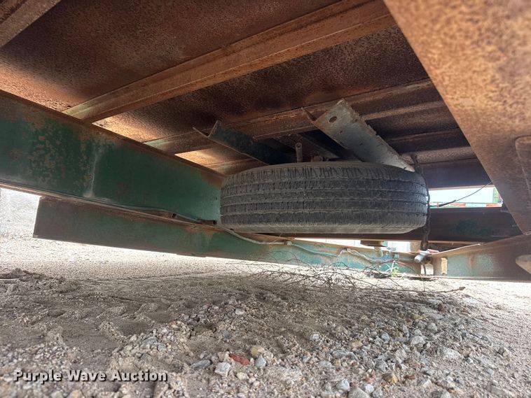 image for item NJ9180 1994 Shop built  flatbed trailer