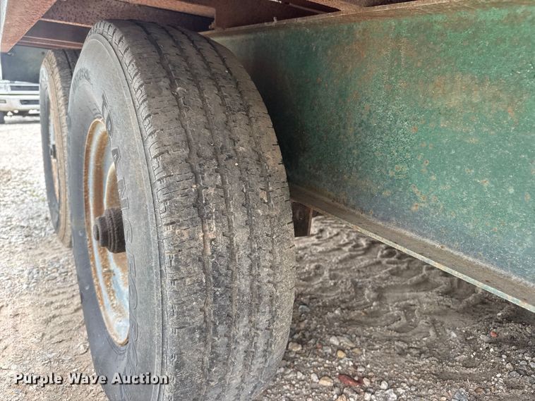 image for item NJ9180 1994 Shop built  flatbed trailer