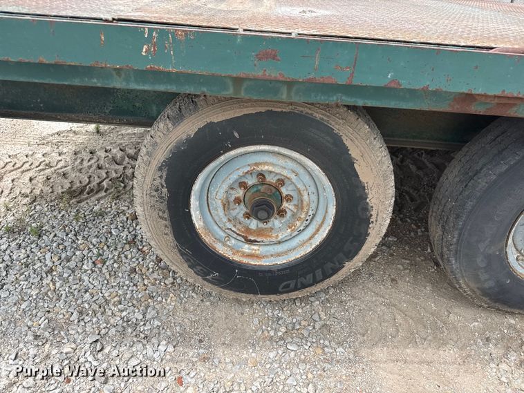 image for item NJ9180 1994 Shop built  flatbed trailer