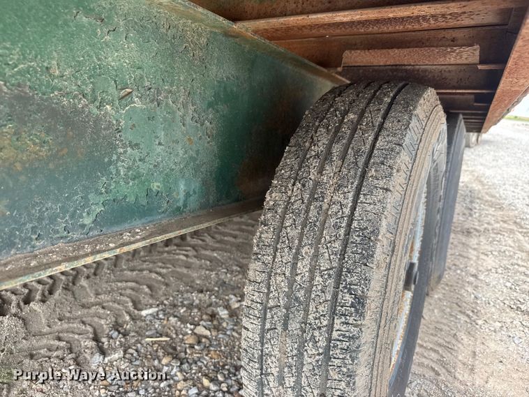 image for item NJ9180 1994 Shop built  flatbed trailer