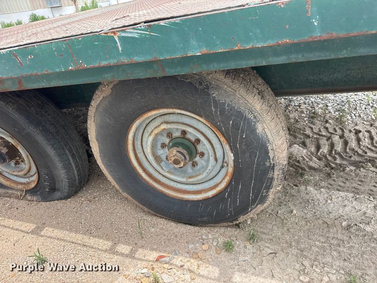 image for item NJ9180 1994 Shop built  flatbed trailer