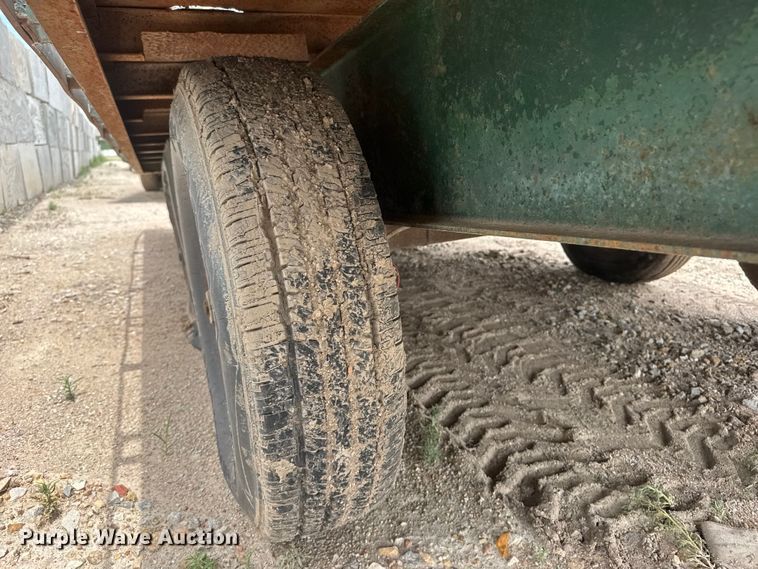 image for item NJ9180 1994 Shop built  flatbed trailer