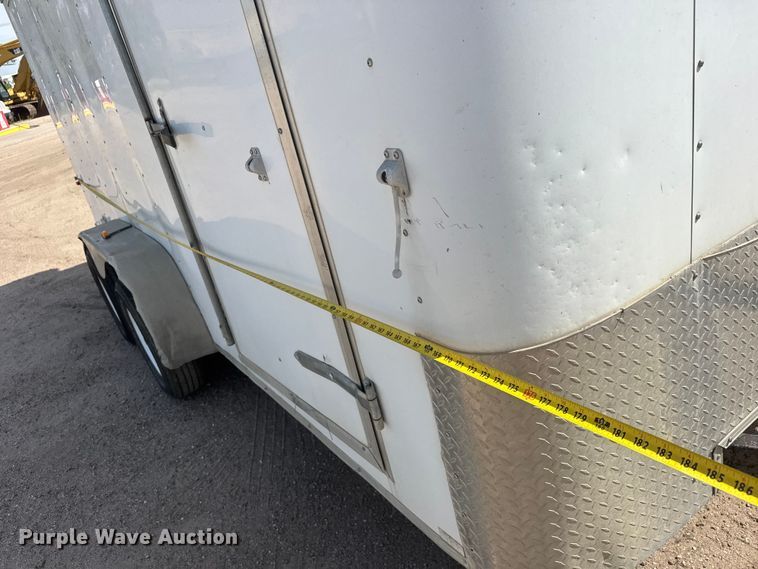 image for item NJ9187 2011 Doolittle enclosed cargo trailer
