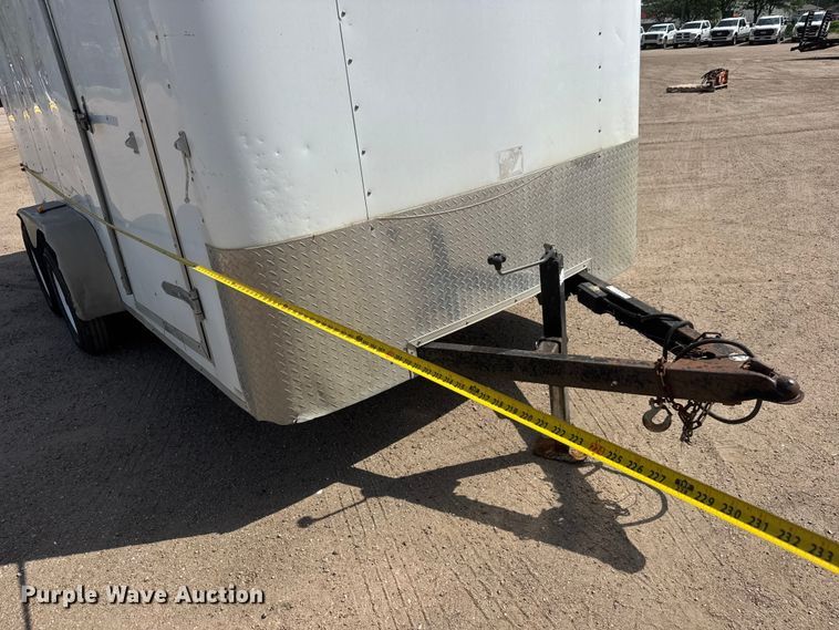 image for item NJ9187 2011 Doolittle enclosed cargo trailer