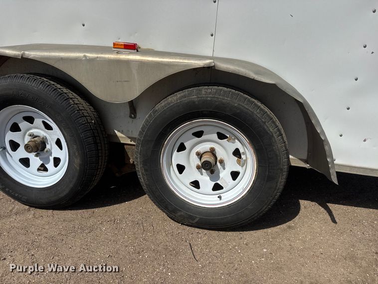 image for item NJ9187 2011 Doolittle enclosed cargo trailer