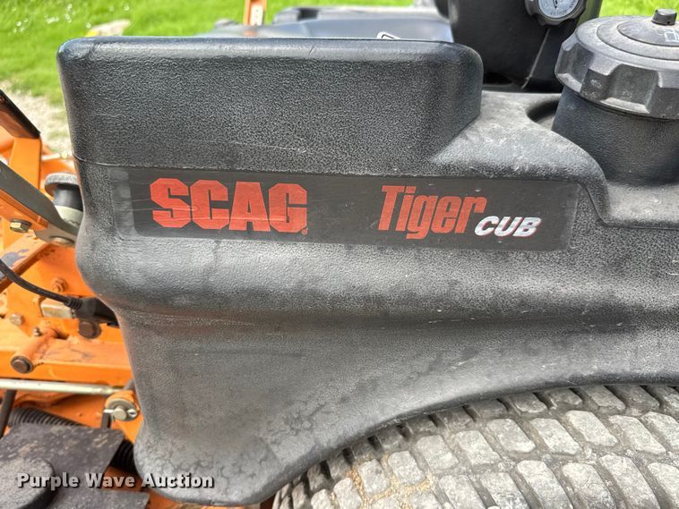 image for item NJ9204 Scag Tiger Cub GC-STC-V ZTR lawn mower