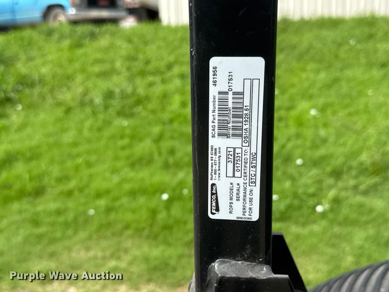image for item NJ9204 Scag Tiger Cub GC-STC-V ZTR lawn mower